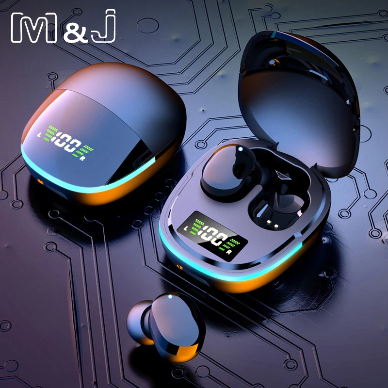 

Стереонаушники M & J TWS с поддержкой Bluetooth и зарядным футляром