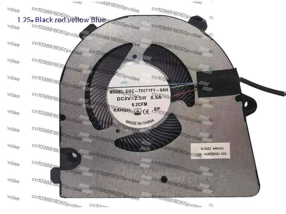 Фото Вентилятор охлаждения процессора EGC-70071F1-0AH DFS5K22115572P DC5V 0.5A 4-контактный для GEEKOM Mini IT8 Mini Air IT11 03K0V6 3K0V6. №5
