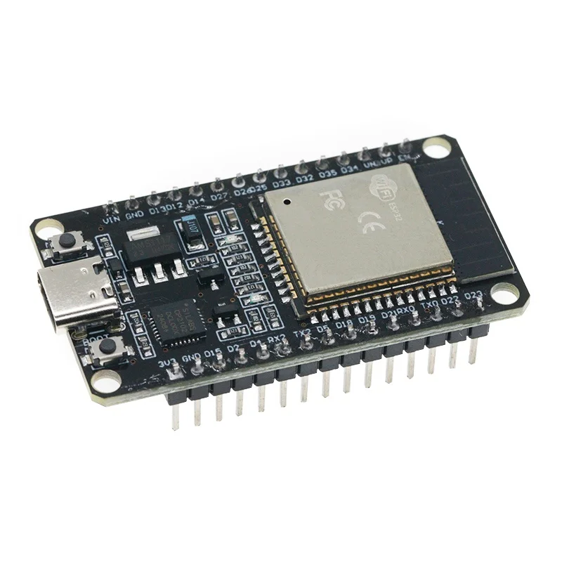 Фото Плата для разработки беспроводных устройств ESP32S ESP32 DEVKIT V1 с поддержкой Wi-Fi, Micro USB, двухъядерным процессором CP2102, CH340 и Type-C №5