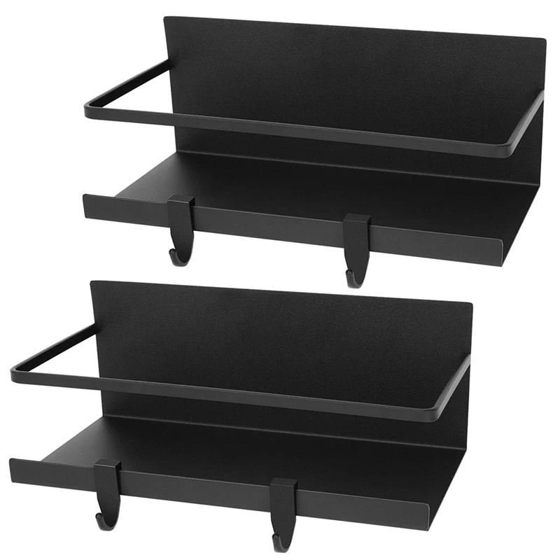 

Магнитная Полка для специй, магнитная Полка для специй для холодильника со съемными крючками