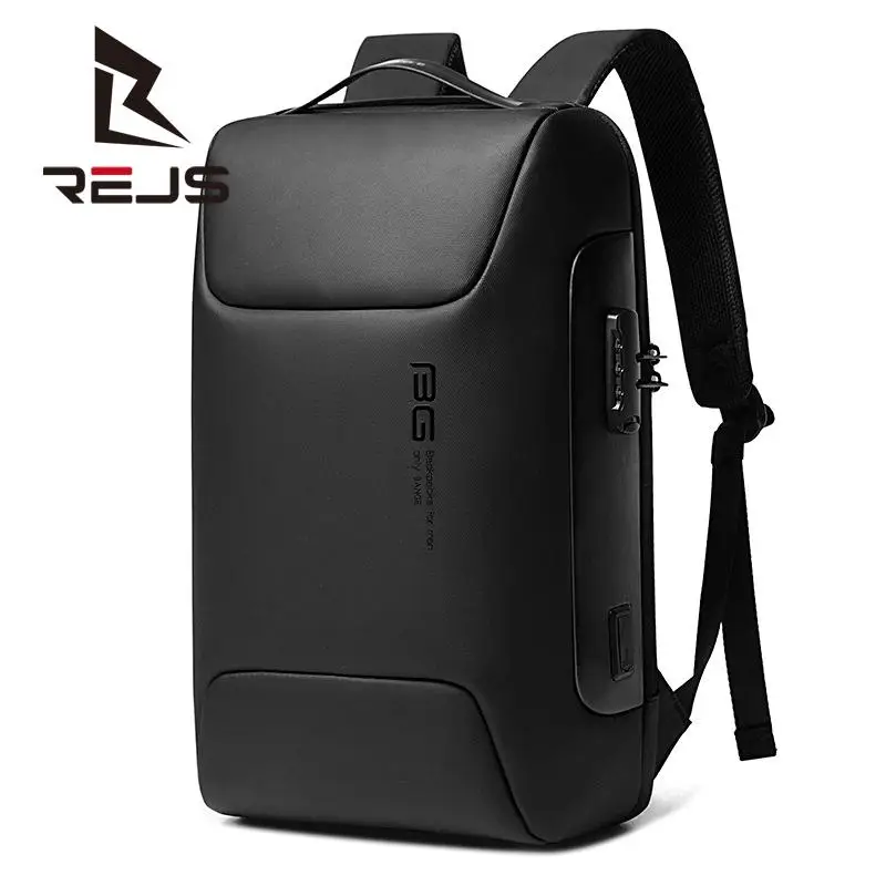 

REJS Business Backpack Men Anti theft Laptop Backpack 16 Inch Waterproof Slim Light Large Capacity Fashion School Travel mochila