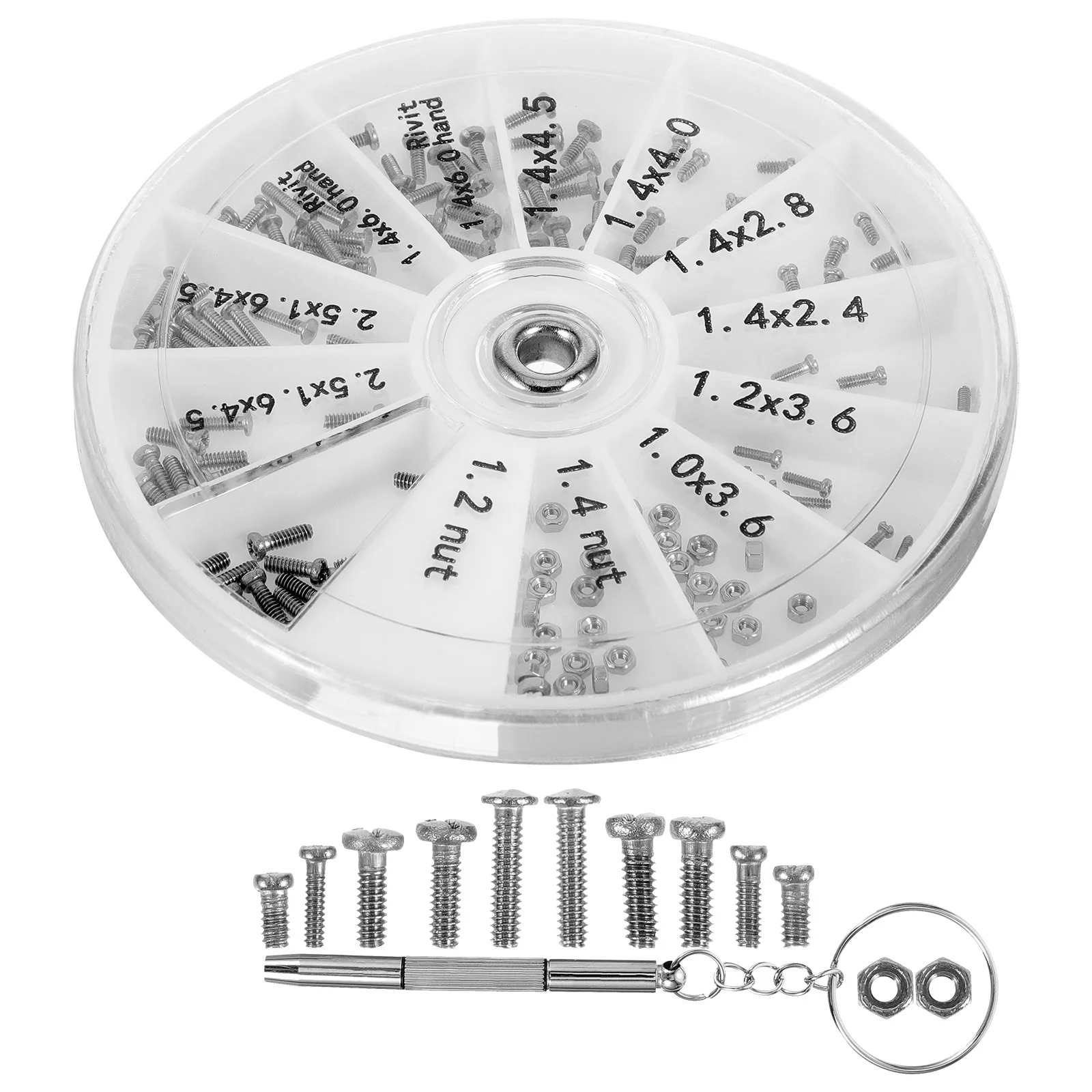 

Rimless Sunglasses Repair Screw Clock Eyeglass Replacement Parts Plastic Kit Kits