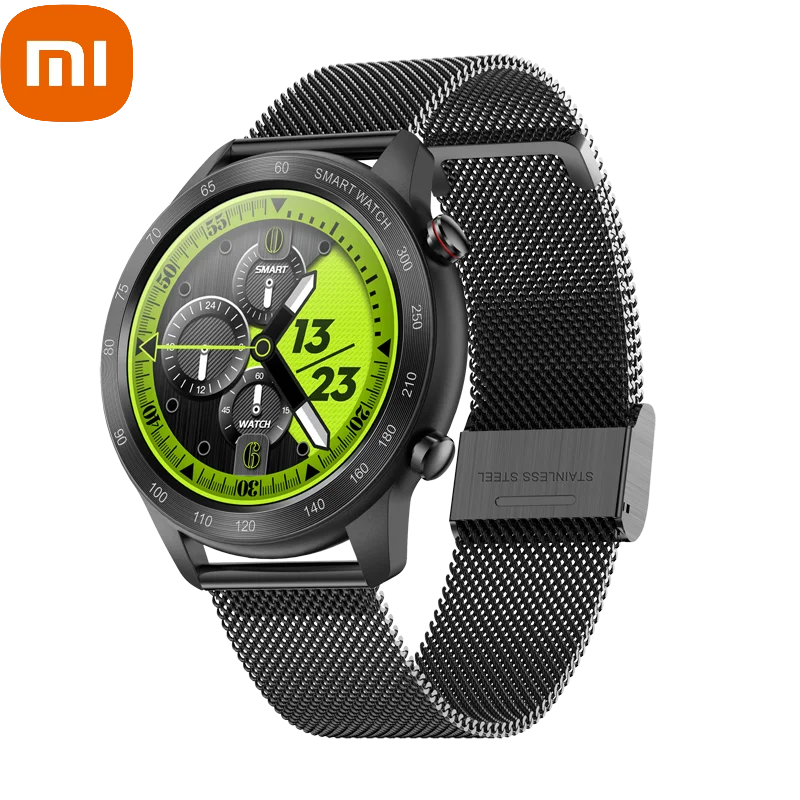 

Xiaomi Smart Watch Men IP68 Waterproof BT Call 1.3inch Custom Dial Sports Fitness Tracker Smartwatch Women for Android Ios