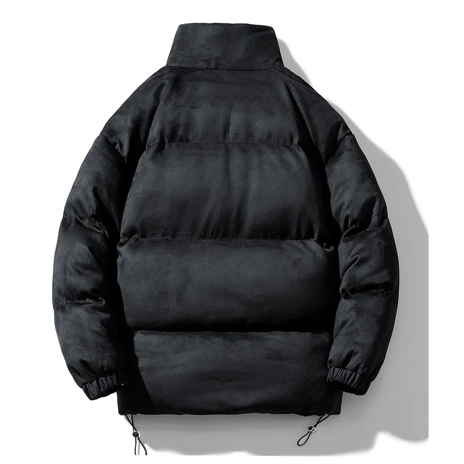 Winter Thickened Thermal Jacket Couple's Artificial Suede Cotton Jacket Outdoor Simple Sports Jacket Parka Hombre