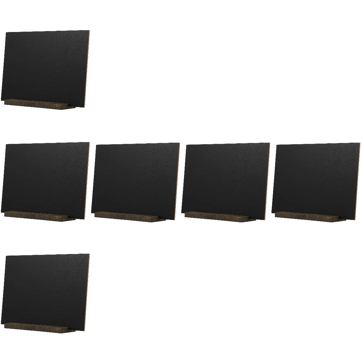 

6 шт., Двусторонняя доска с деревянным основанием, для свадебного стола