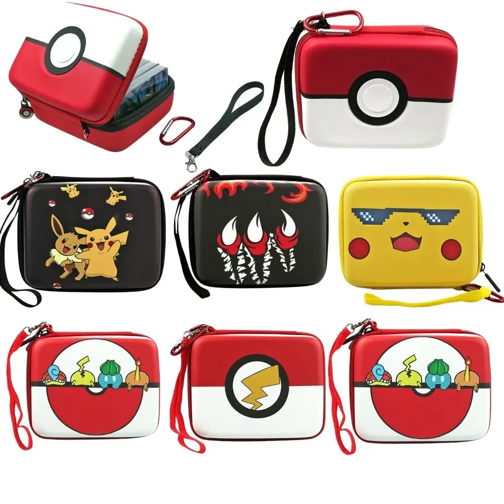 

Игровые карты Pokemon на французском английском языке, вместительный альбом для карт 400, Жесткий Чехол, держатель для книги, коробка для хранени...