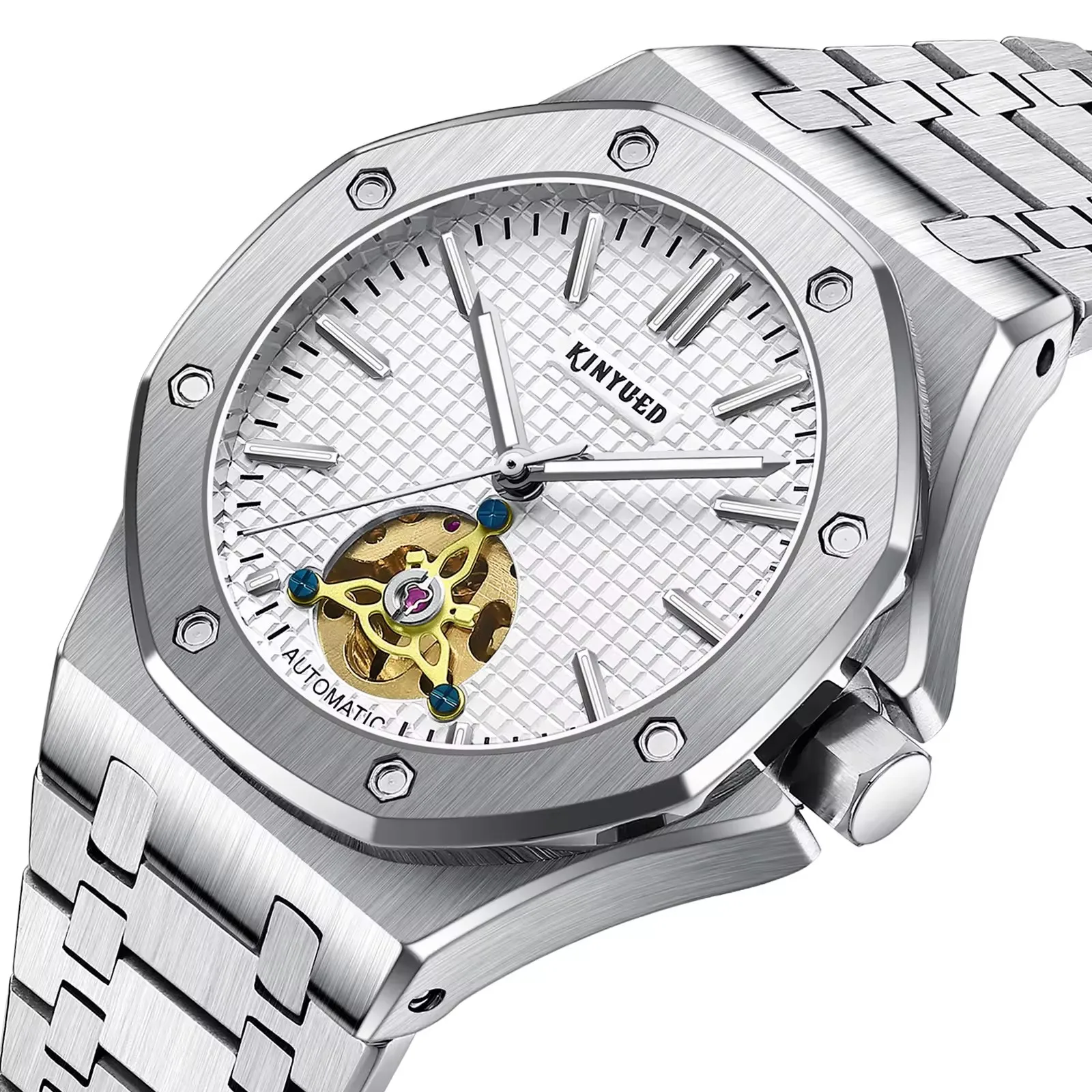 Часы наручные мужские механические водонепроницаемые с автоподзаводом ...