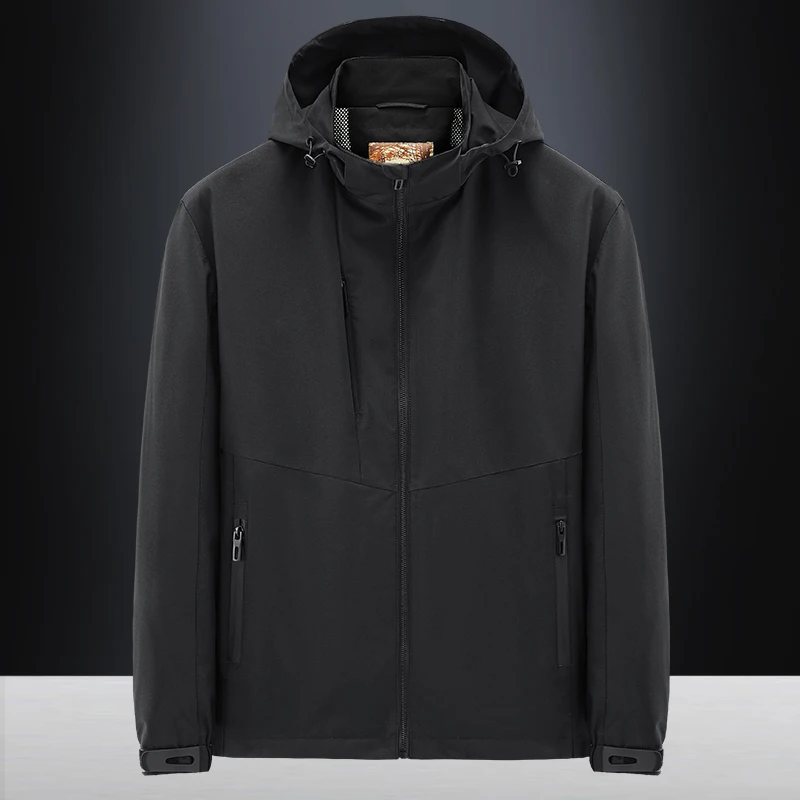 

Casual Jackets For Men's Techwear Windproof Black Khaki Military Bomber Cargo 2022 Spring Autumn Clothing Oversize 5XL