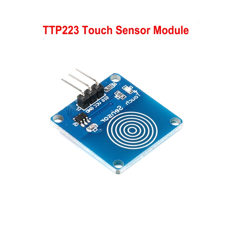 

Сенсорный модуль TTP223, сенсорный переключатель, емкостные переключатели, одноканальный реконструктор YFRobot, 5 шт.