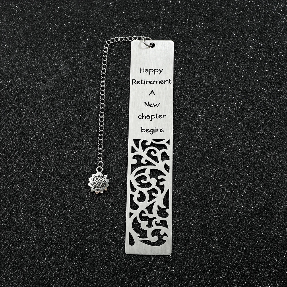 Новая выдолбленная закладка из нержавеющей стали - с подвесной закладкой для