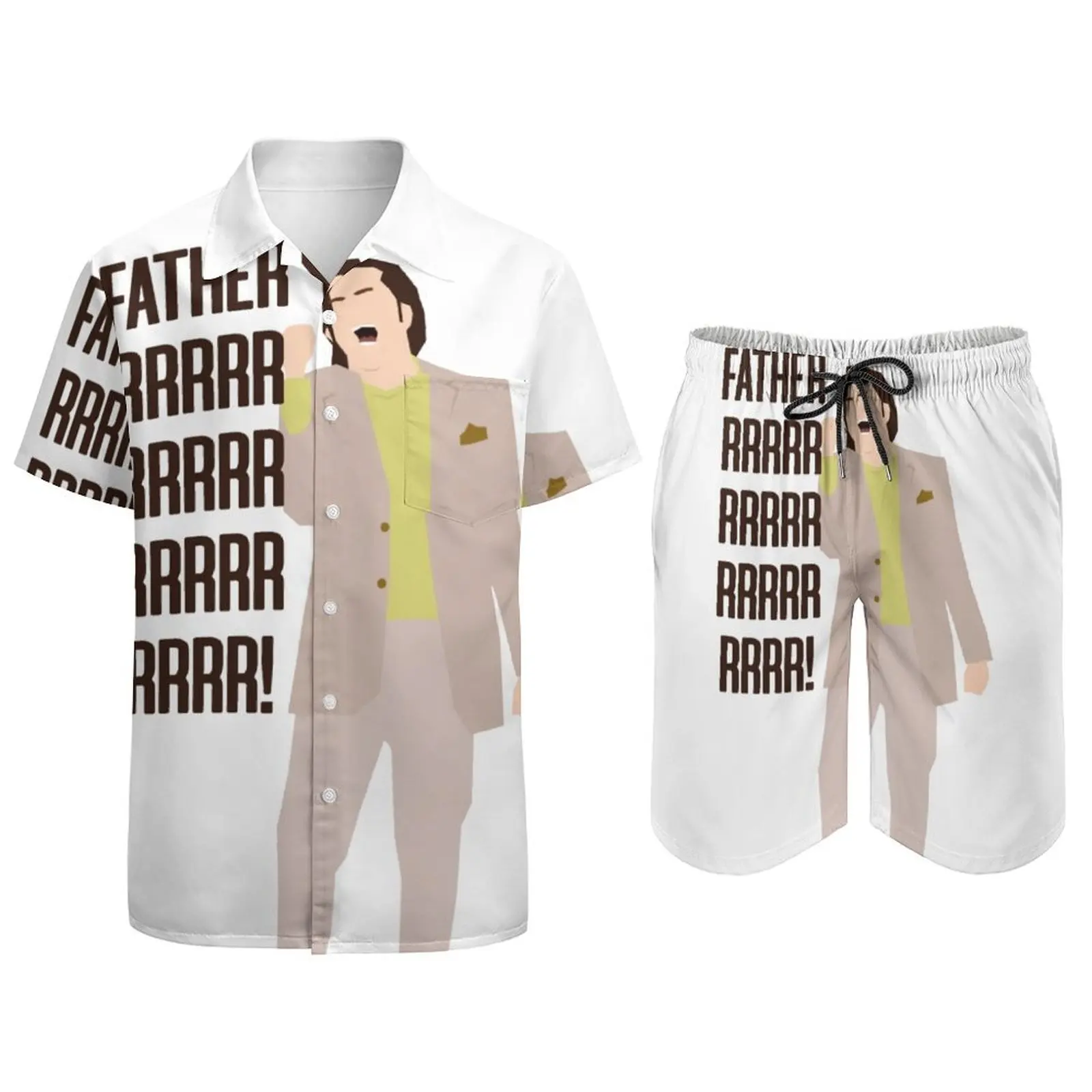 Мужской пляжный костюм из двух предметов размер США