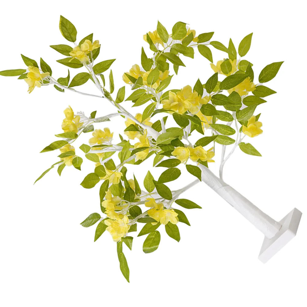 

Light Tree Lamp Flower Centerpiece Night Led Bonsai Table Lights Wedding Shape Wisteria Artificialtabletop Fake Jewelry Greenery