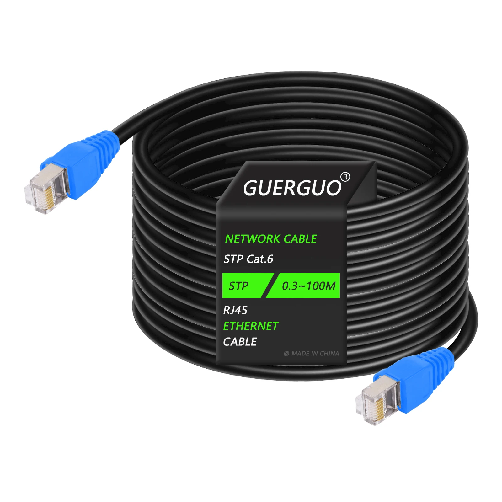 0 3–100 м Cat6 Ethernet-кабель Cat 6A 10 Гбит/с STP/SFTP Сетевой сетевой кабель для маршрутизатора
