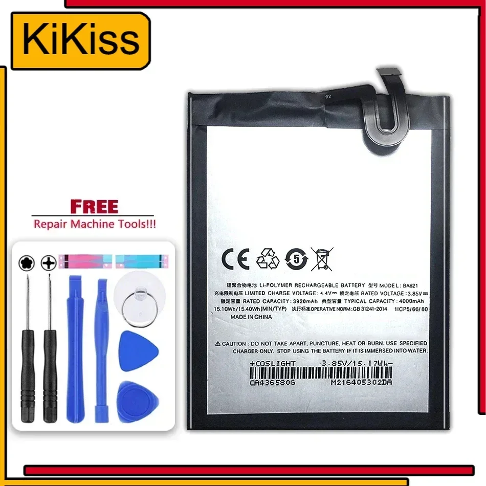 Аккумулятор BA621 4000 мАч для Meizu M5S M612Q M612M/M5 Note M5Note мобильного телефона + бесплатные