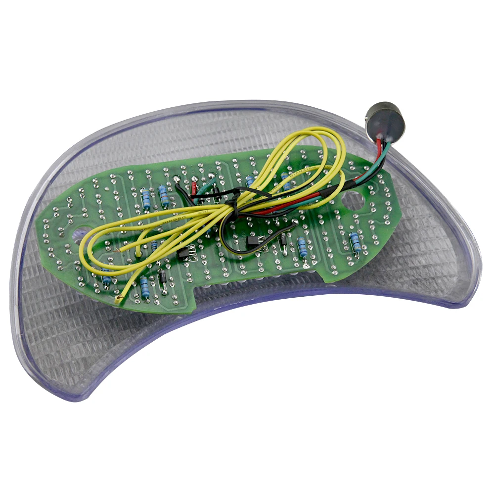 Прозрачный светодиодный задний фонарь E-Mark указатель поворота мотоцикла для Ducati