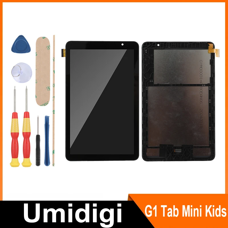 Для UMIDIGI G1 Tab Mini Kids/8 &quotFHD + ЖК-дисплей сенсорный экран с рамкой