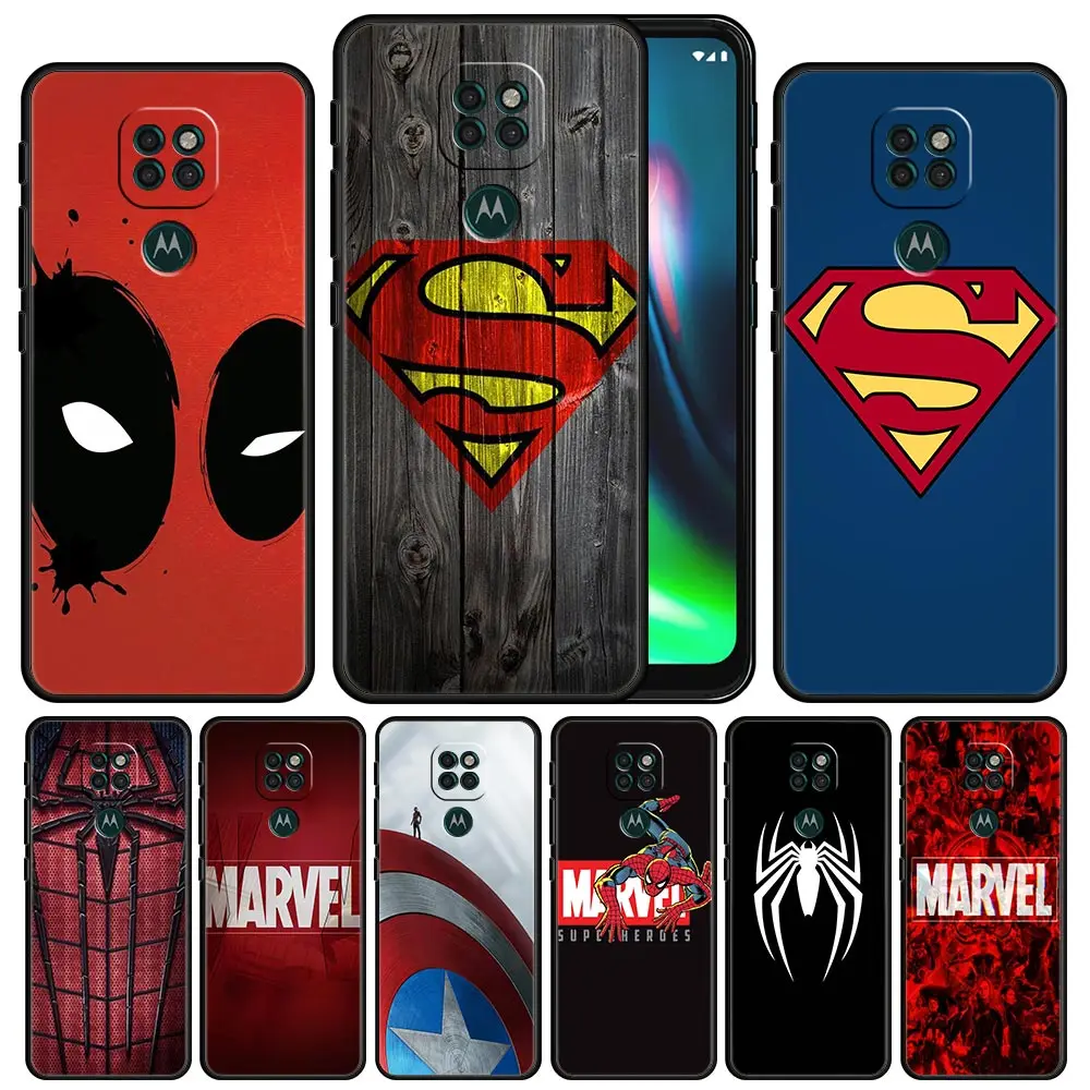 

Cover Case for Motorola Moto G30 G50 G60 G8 G9 G22 G31 G51 Power Lite Plus Play Edge G Stylus Coque Original Spiderman Marvel