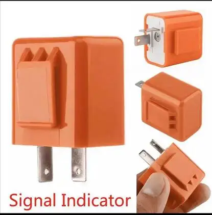 

12V 2 Pin Adjustable Frequency LED Flasher Relay Turn Signal Blinker Indicator For Motorcycle Switch Motorcycle Accessories Part