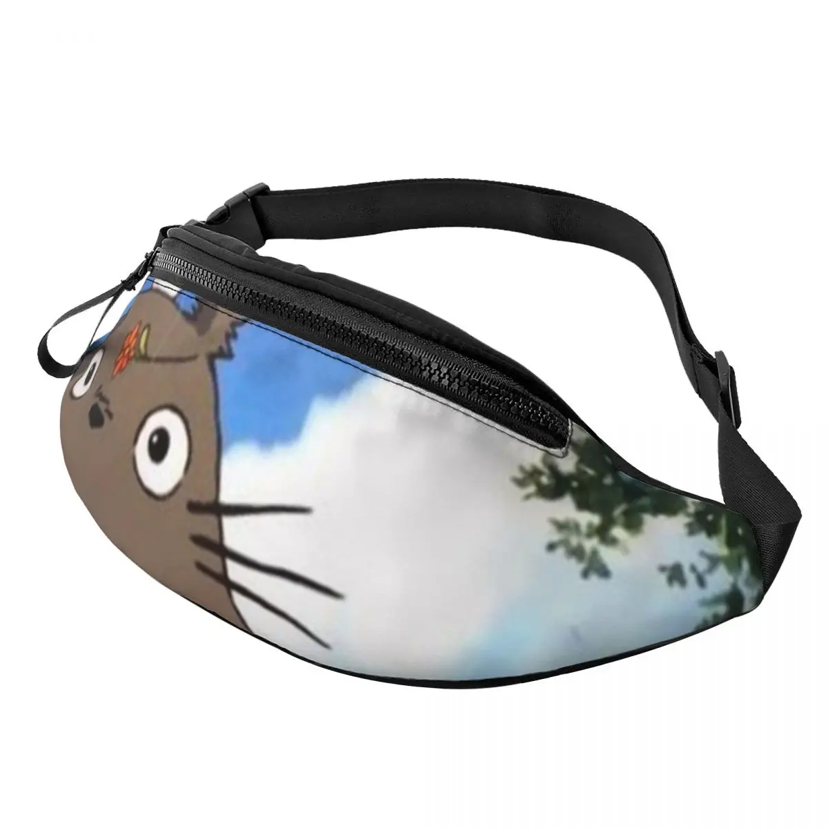 

My Neighbor's Totoro Waist Bag Miyazaki Hayao Anime Funny Polyester Waist Pack Climbing Men Bag