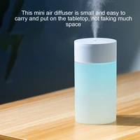 260ml mini portable air humidifier led lamp ultrasonic aromatherapy diffuser sprayer usb essential oil atomizer for home car