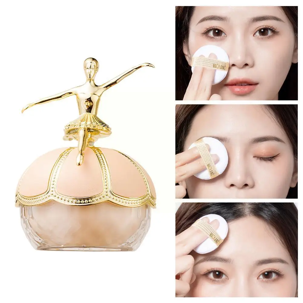 

20g Sensitive Ballet Makeup Loose Setting Powder Long-lasting Control Shimmer Coverage Matte Foundation Face Base Oil R3j6