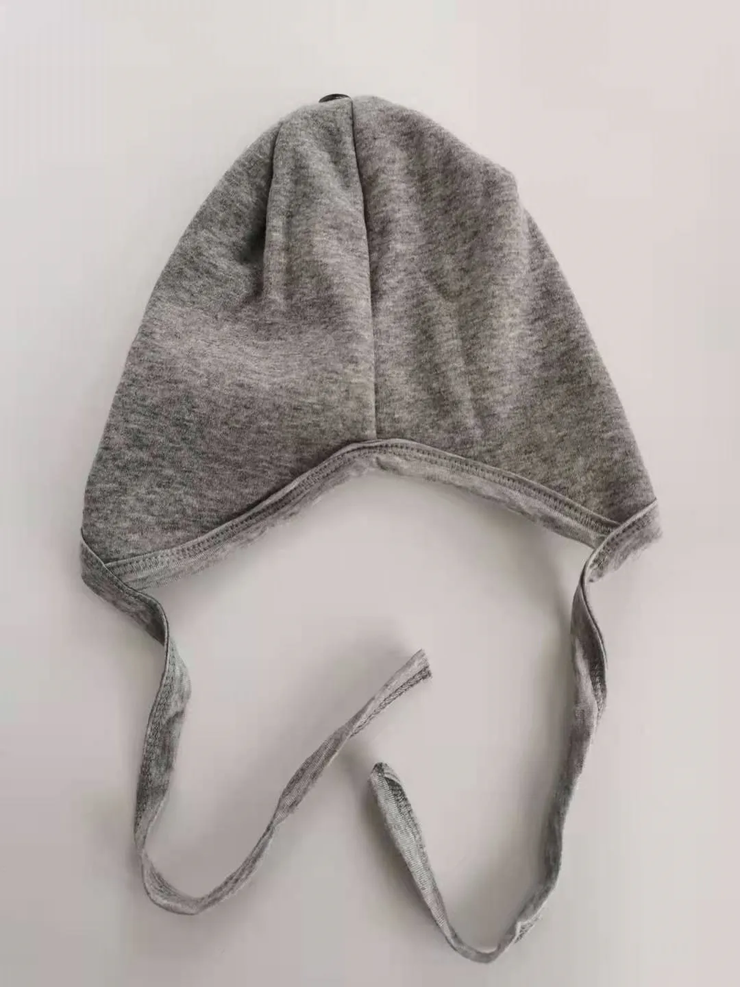 Детские осенние наушники мягкая шапочка Детская Хлопковая с помпоном аксессуары