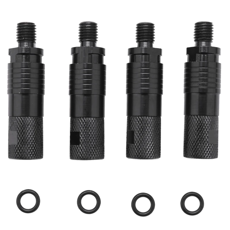 

Hirisi 4Pcs Carp Fishing Quick Change Connector Easy To Install To Bank Stick Rod Pod Bite Alarms