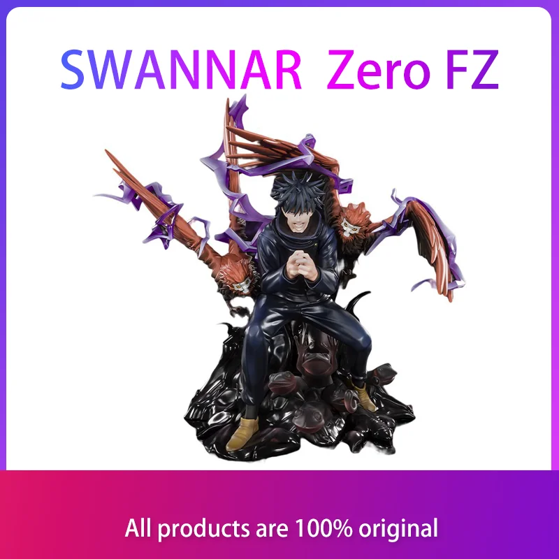 

SWANNAR Pre-sales Original Genuine Figuarts Zero FZ Spell Return to Warfu Black Favor Anime Figure Model Kids Toys Gift