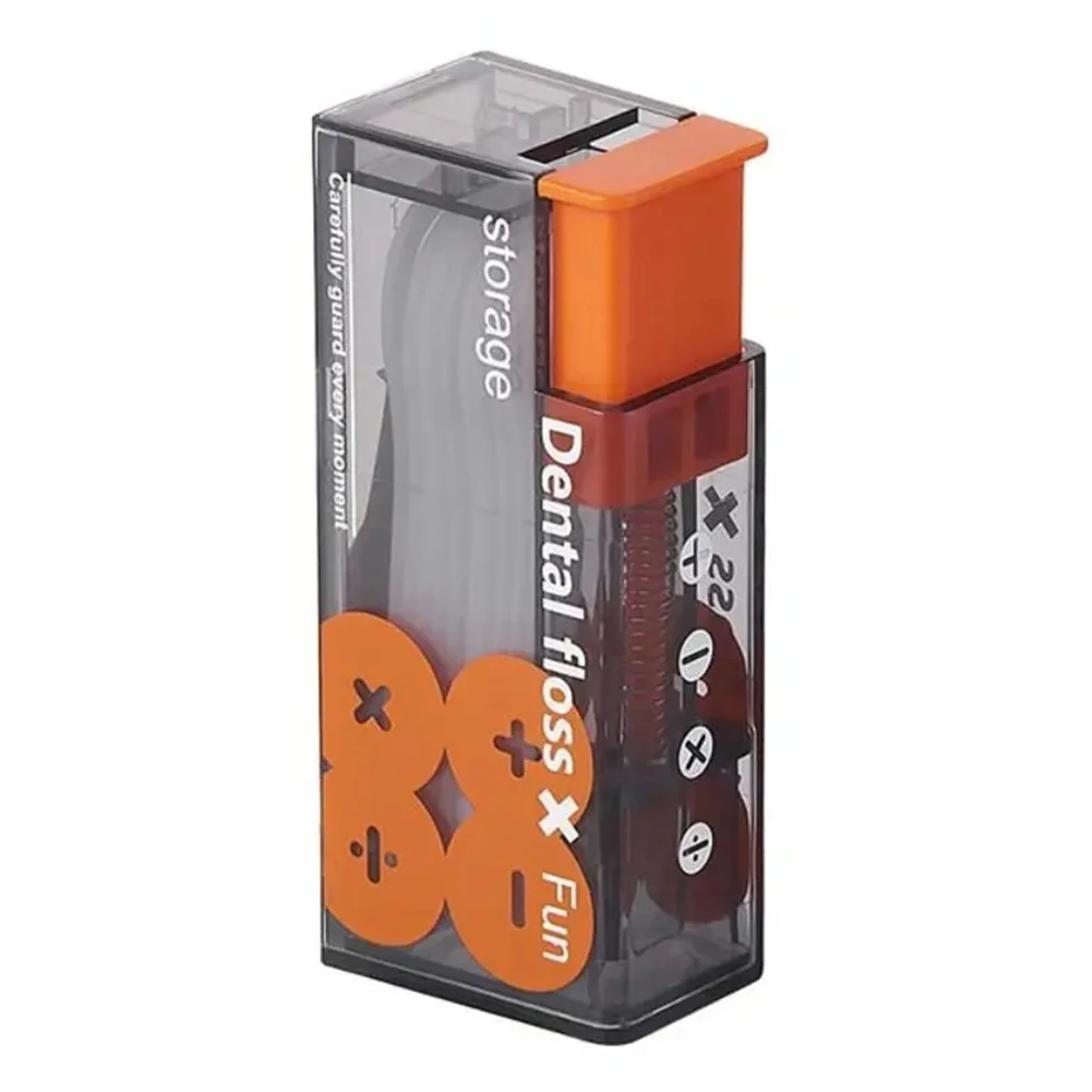 10 шт./коробка автоматическая всплывающая коробка для хранения зубной нити