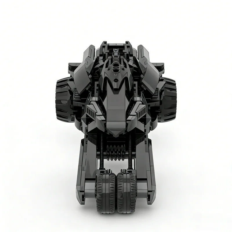 Фото 402 детали MOC Super Heroes DCD: Модель Бэт-Драгстера Бэтмена и Темной Акулы, конструктор, подарки на праздники, строительные блоки, игрушка-конструктор №2