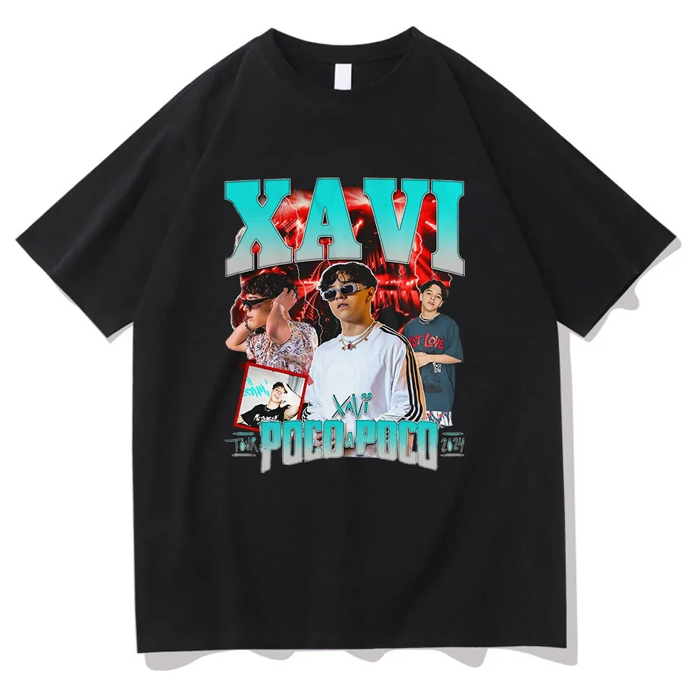 A Poco Tour 2024 футболка Xavi La Diabla мужская/женская одежда летние топы в стиле Харадзюку