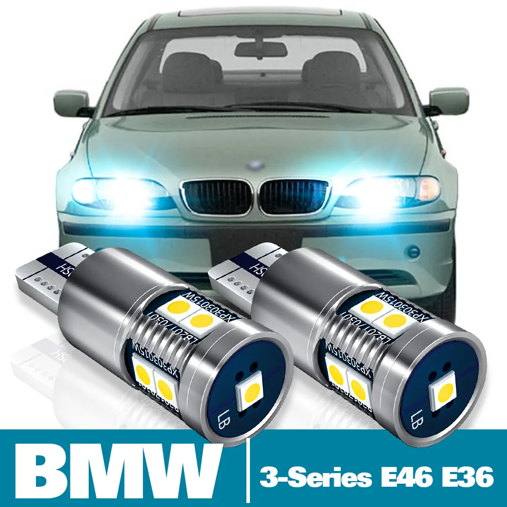 

2pcs LED Parking Light For BMW 3 Series E46 E36 Accessories 1994-2007 1999 2000 2001 2002 2003 2004 2005 2006 Clearance Lamp