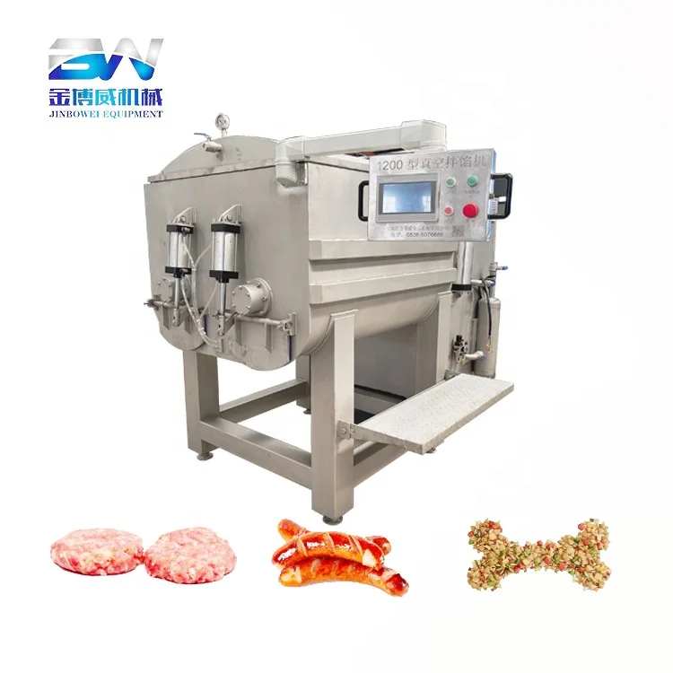 Промышленный Вакуумный Миксер для наполнения мясом