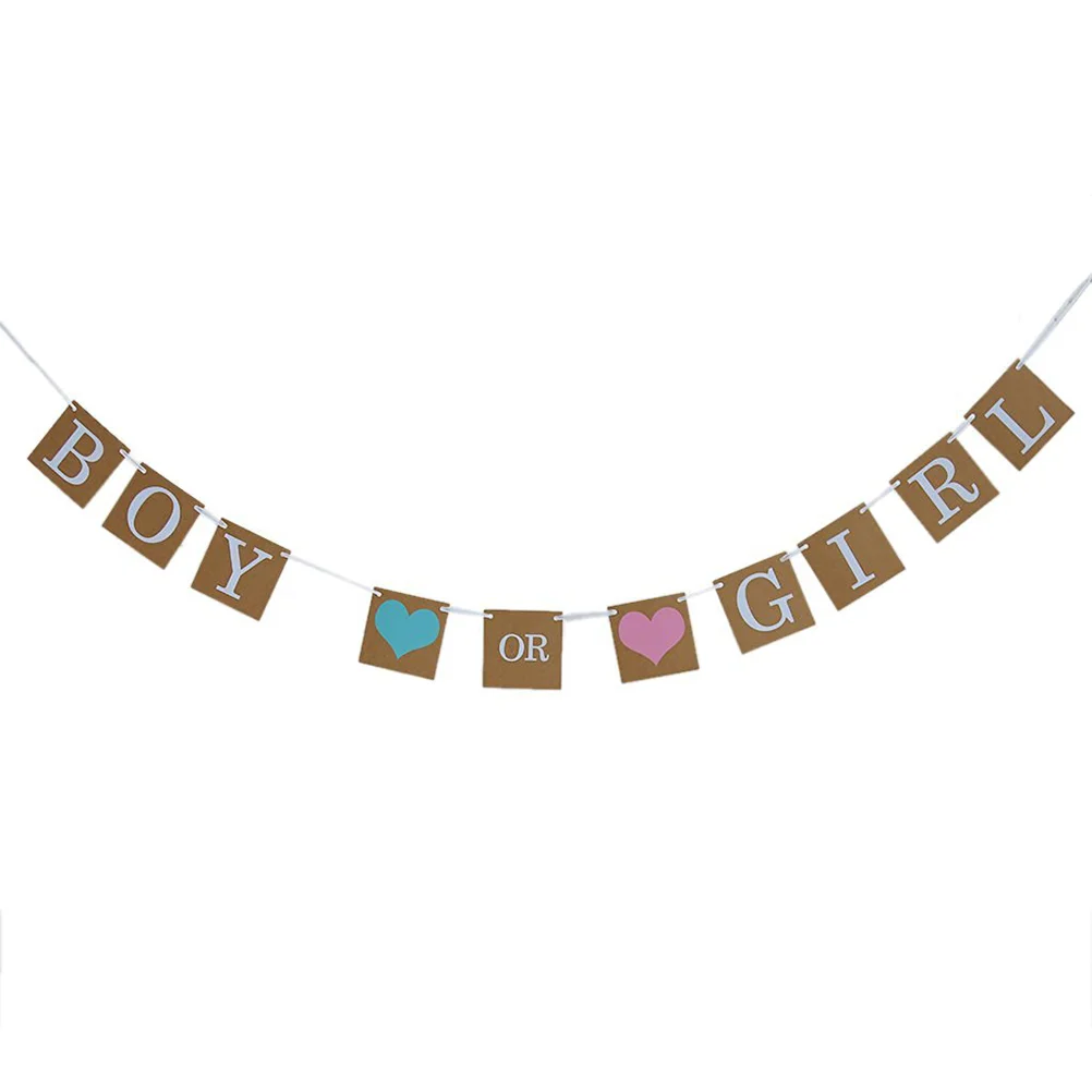 

Boy Or Girl Gender Sign Reveal Banner Party Yard Announcement Decorations Pregnancy Signs Supplies Baby Shower Backdrop Bunting