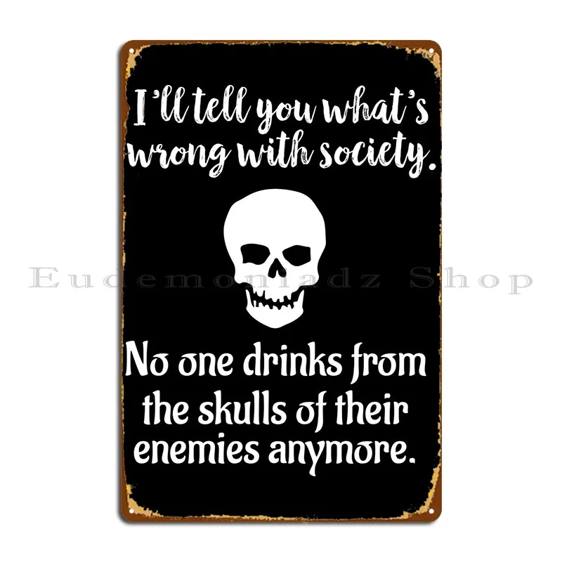 

Забавный Череп, история, цитата, металлический знак, стиль женского клуба, дизайн клуба, жестяной знак, постер