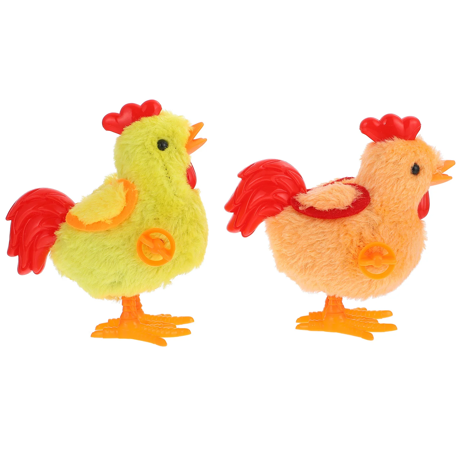 

2pcs Wind-Up Jumping Chicks Toys Party Favors Easter Wind-Up for Kids
