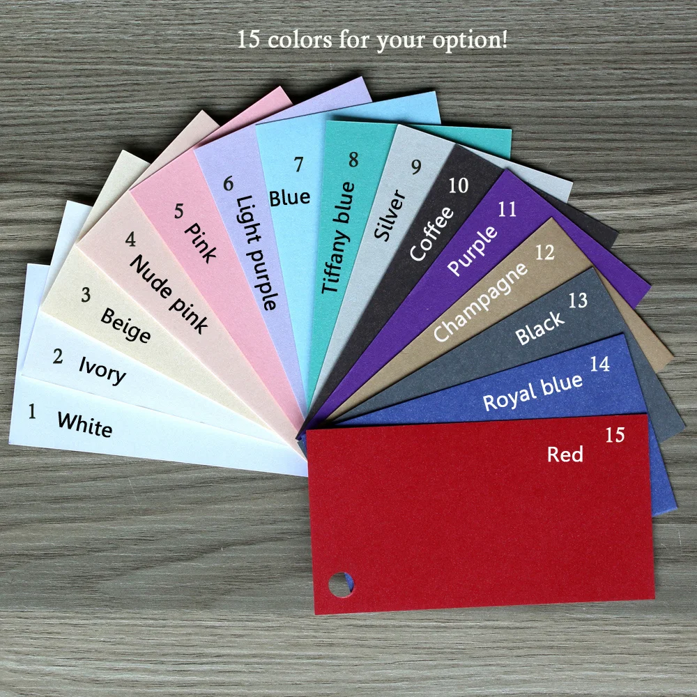 Изящная раздражающая жемчужная бумага 40 штук блестящая пригласительная