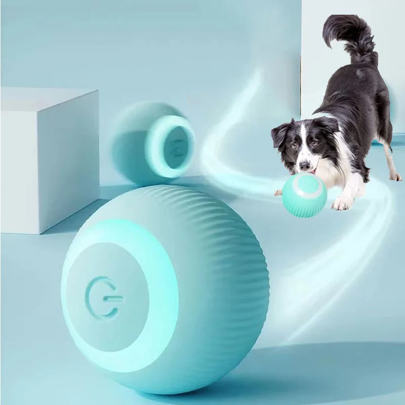 

Games Ball Pet Electric For Cat Ball Toys Auto Accessories Dog Self-moving Dogs Toys Puppy Smart Small Funny Puppy Toys Rolling