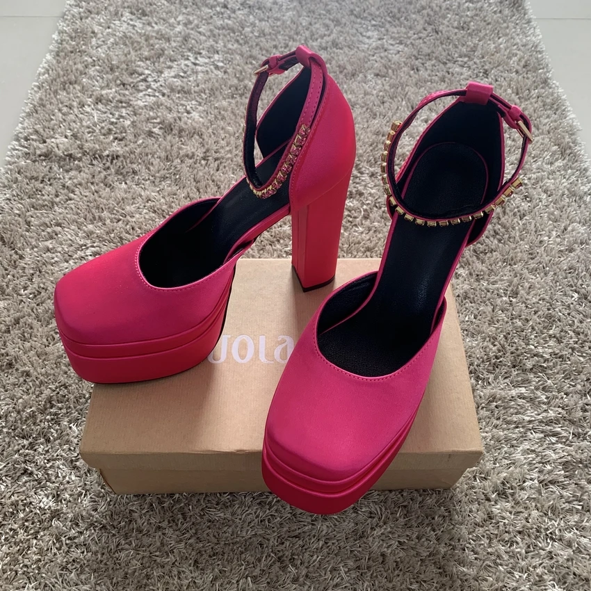 Новинка 2022 сексуальные удобные туфли-лодочки на платформе женские высоком