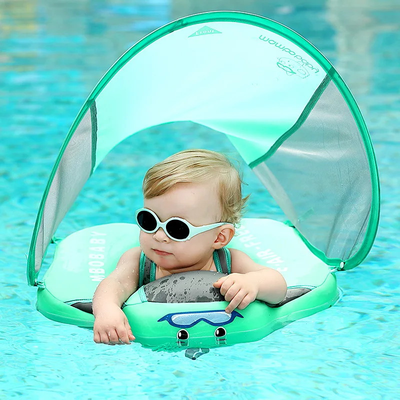 

2022 Baby Float Lying Swimming Rings Infant Waist Swim Ring Toddler Swim Trainer Non-inflatable Buoy Pool Accessories Toys