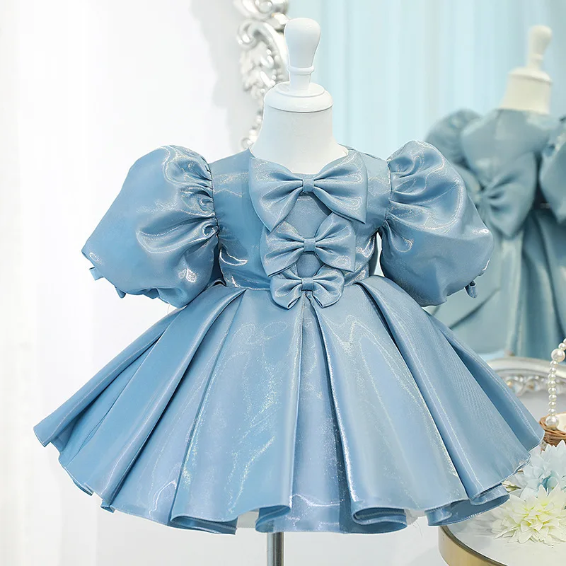 

Princess Party Dress for Girls Photoshoot 1St Birthday Elegant Evening Dresses Luxury 2022 Christening Costume Child Formal Gown