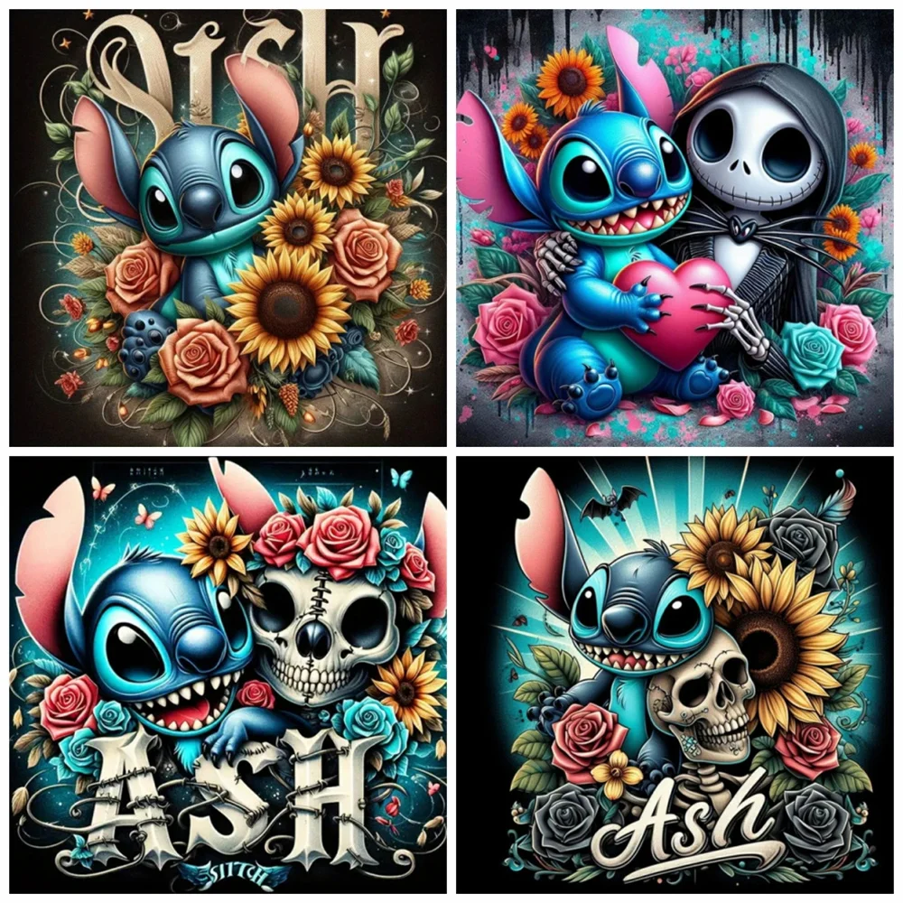 Дисней Мультфильм Подсолнух Алмазная Живопись 5d Полная Круглая Квадратная Дрель