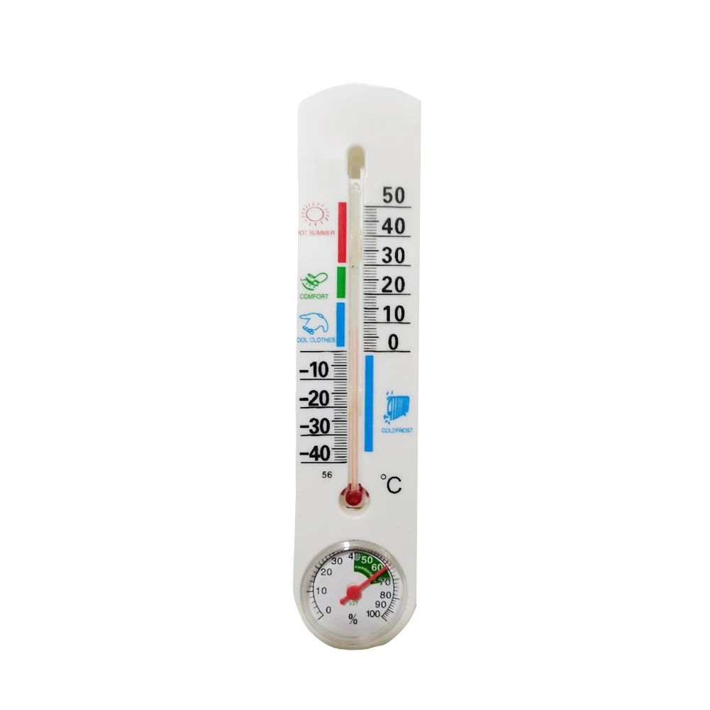 

Thermometer WALL THERMOMETER With Hanging Hole GARDEN GREENHOUSE INDOOR OUTDOOR Tool Parts For Humidors Greenhouse