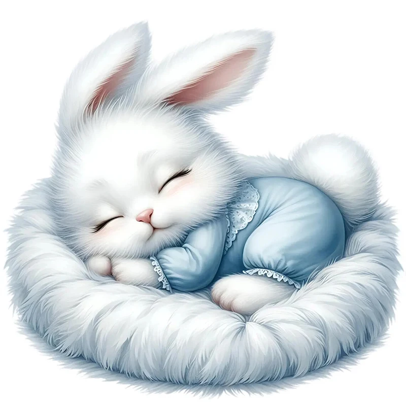 

Водонепроницаемая наклейка с кроликом