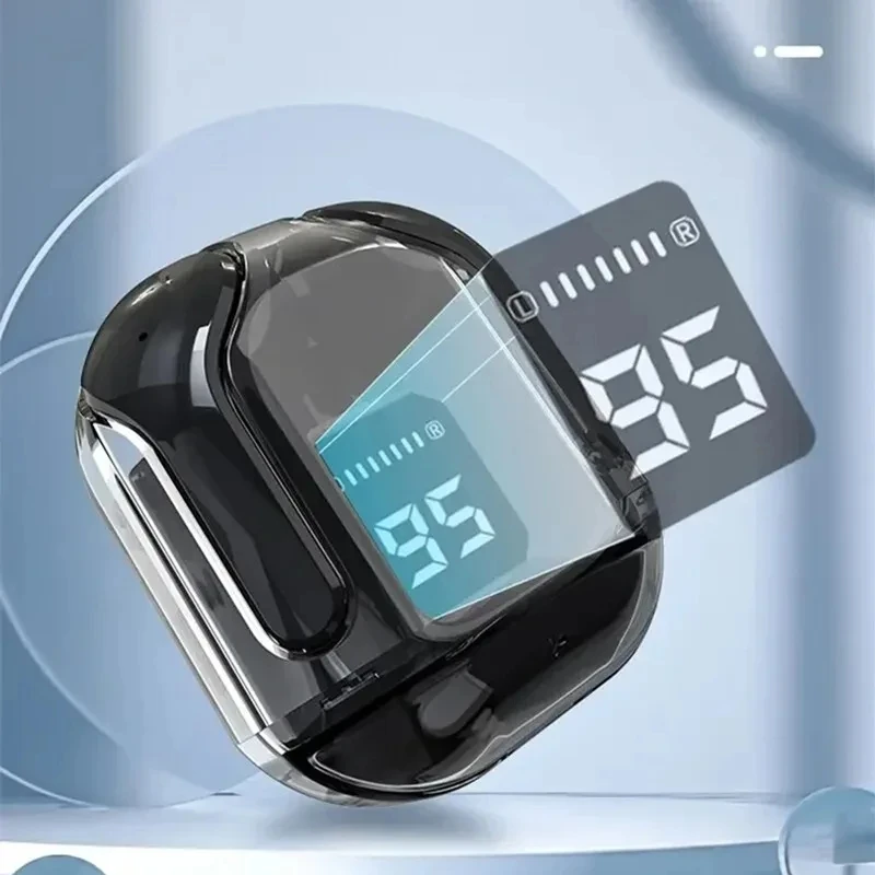 TWS Беспроводные наушники Прозрачная Bluetooth-гарнитура-вкладыш ENC Спортивные