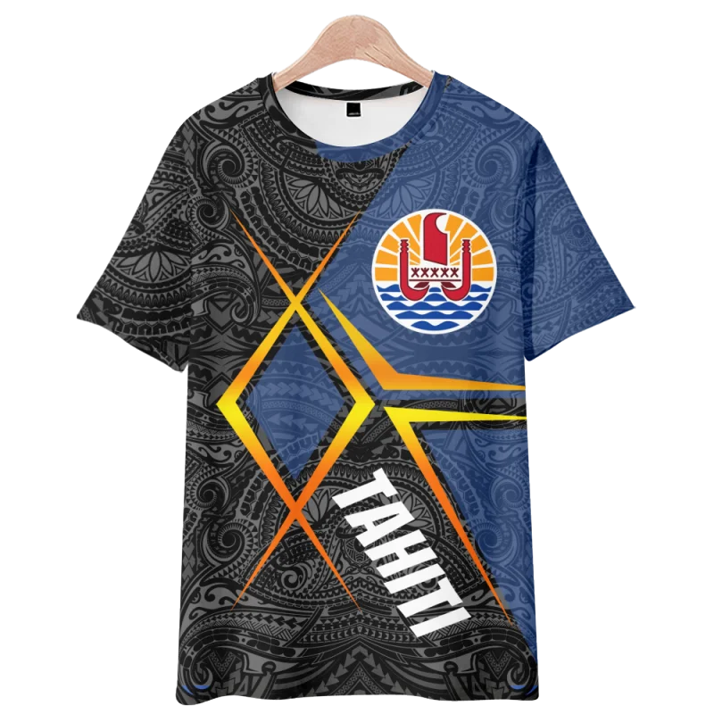 Футболка Мужская/женская с 3D-принтом коротким рукавом |