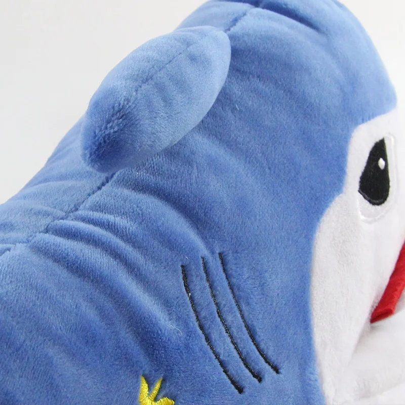 Fashion Plush Warm Slippers Women 2022 new Cartoon Shark Funny Shoes Girls Lovely Indoor Slippers Ladies Home Shoes