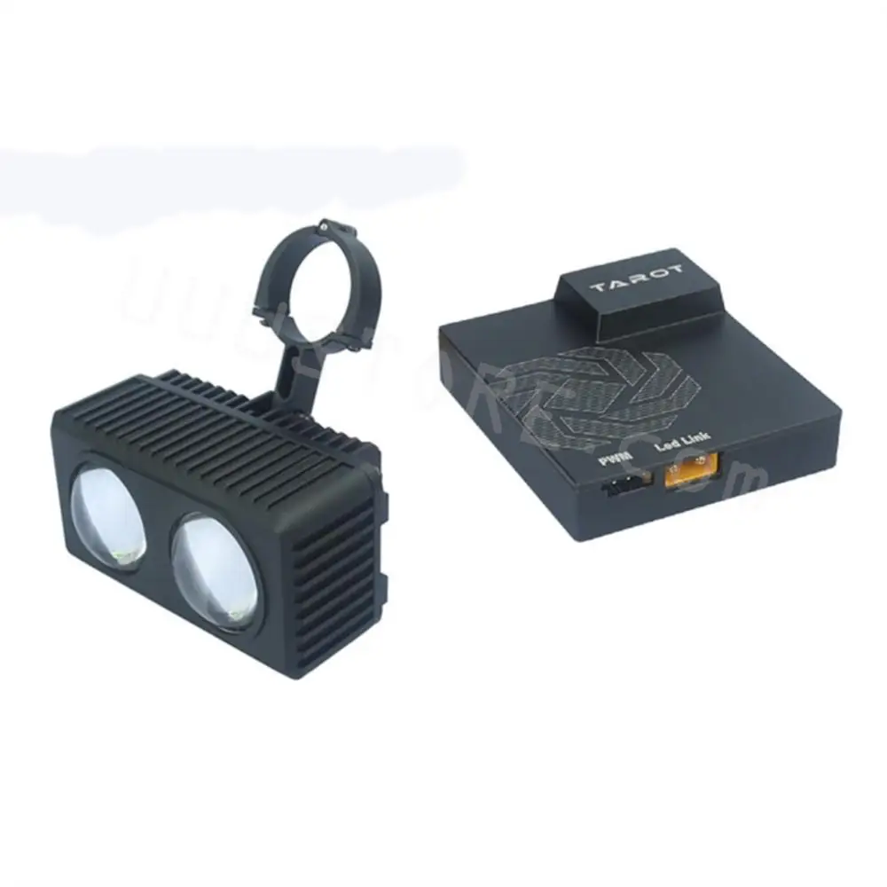 

Прожектор Tarot TL3301 60 Вт с плавным затемнением/экспозицией для кронштейна дрона диаметром 25 мм/штатива/многоосевого многороторного дрона