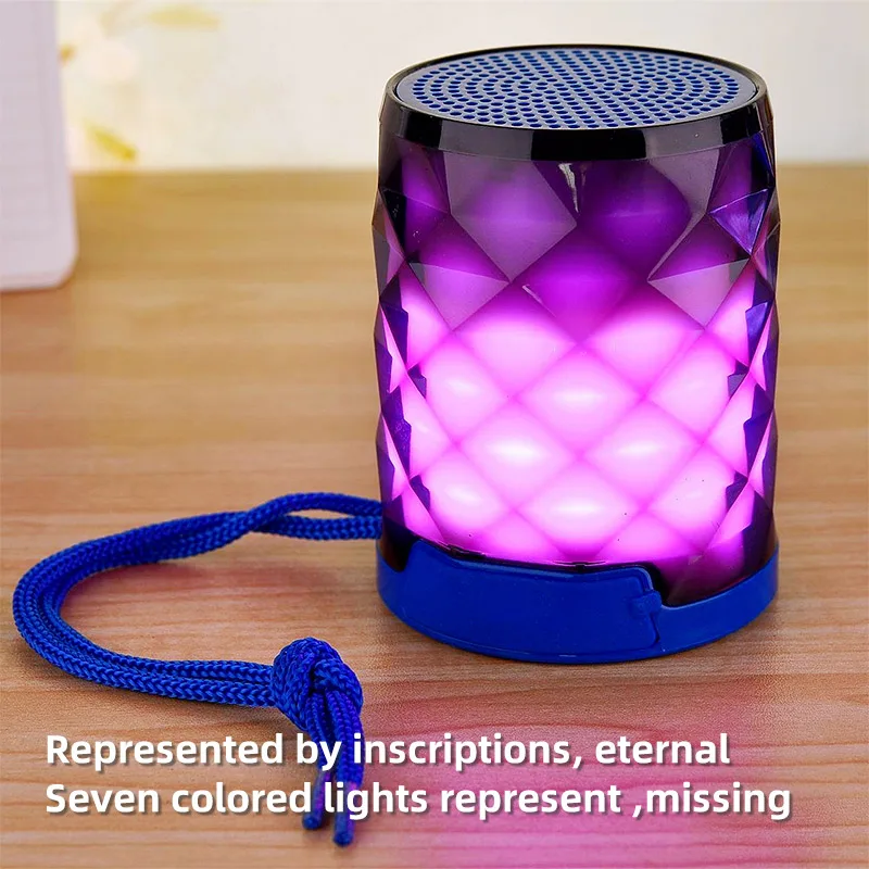 

Беспроводная портативная Bluetooth-колонка, водонепроницаемая, для занятий спортом на открытом воздухе, Ослепительная стерео-Колонка высокой мощности, мощный громкоговоритель с тяжелыми басами