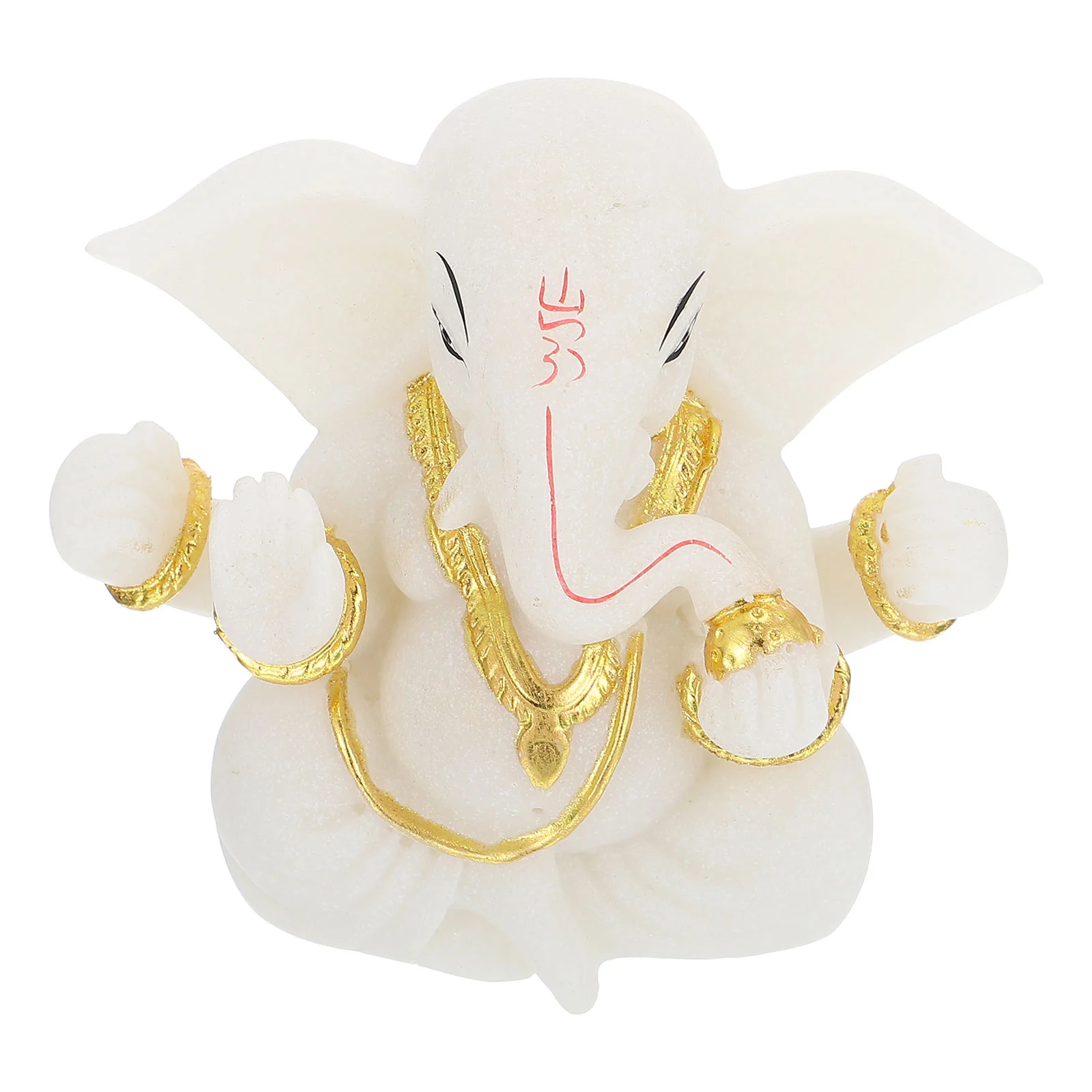 

Ganesha Ganesh Lord Statue Idol Elephant Sculpture Figurine Indian God Successmurti Ganapathi Cardecoration Mini Resin Hindu